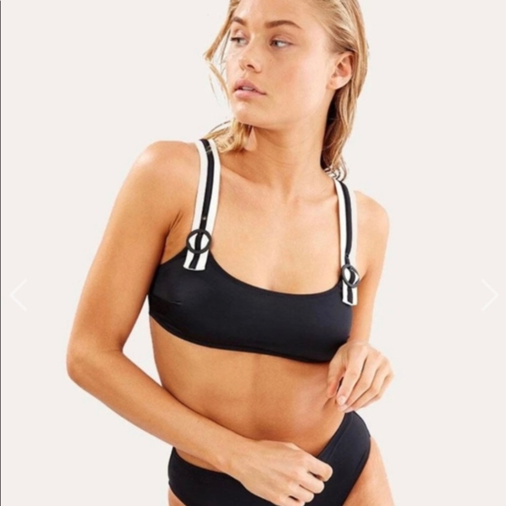 Solid and striped evelyn xs nwt bikini bottoms - Picture 4 of 4
